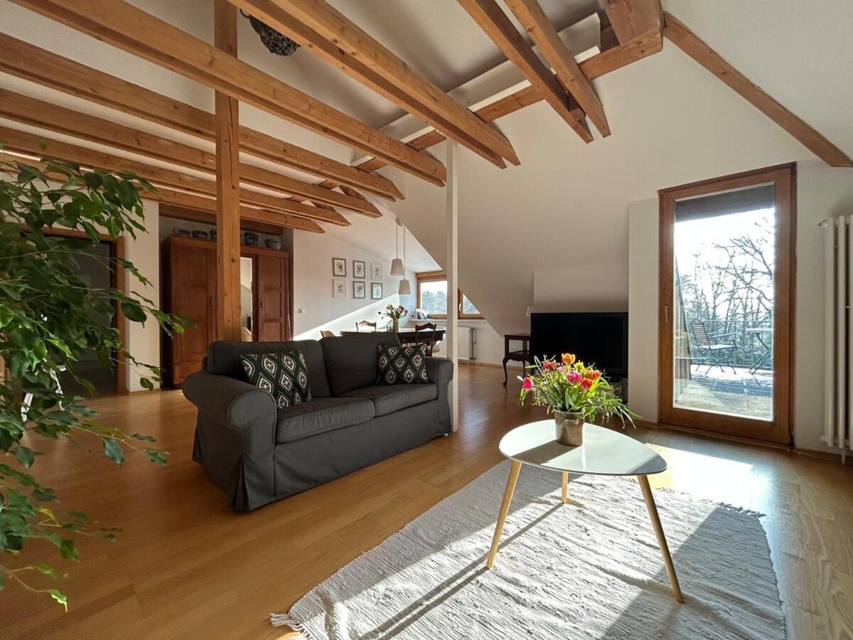 Grosse Wohnung Mit Dachterrasse In Starnberg Extérieur photo